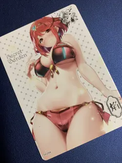 Pyra Xenoblade 2 54 Swimsuit Secret Garden Goddess Waifu Card Girl Doujin Anime - Image 4