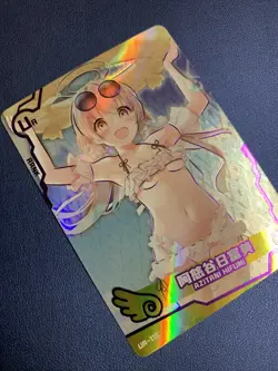 Ajitani Hifumi Blue Archive Swimsuit Goddess Waifu Card Girl Holo Doujin Anime - Image 4