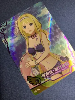 Alice Zuberg Sword Art Online Swimsuit Goddess Waifu Card Girl Holo Doujin Anime - Image 4