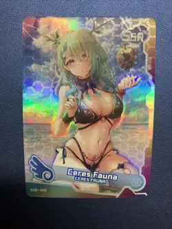 Ceres Fauna Hololive Bikini SSR149 Swimsuit Goddess Waifu Card Girl Doujin Anime - Image 1