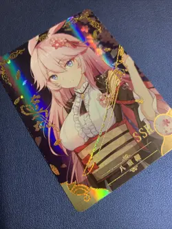 Yae Sakura Honkai Game 91 Holo Foil SSR Goddess Doujin TCG Anime Waifu Card Girl - Image 4