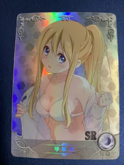 Tsumugi Kotobuki K-on! 101 Holo Foil SR Goddess Doujin TCG Anime Waifu Card Girl - Image 1