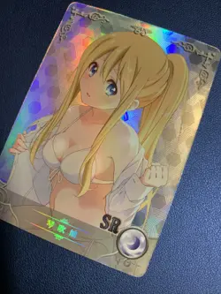 Tsumugi Kotobuki K-on! 101 Holo Foil SR Goddess Doujin TCG Anime Waifu Card Girl - Image 3