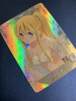 Tsumugi Kotobuki K-on! 101 Holo Foil SR Goddess Doujin TCG Anime Waifu Card Girl - Image 4