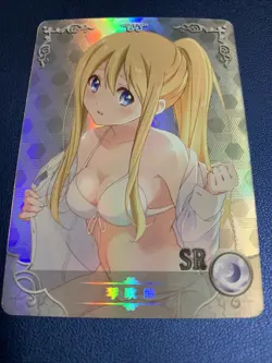 Tsumugi Kotobuki K-on! 101 Holo Foil SR Goddess Doujin TCG Anime Waifu Card Girl - Image 5