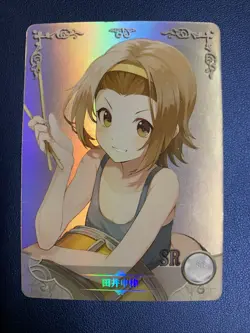 Ritsu Tainaka K-on! 102 Holo Foil SR Goddess Doujin TCG Anime Waifu Card Girl - Image 5