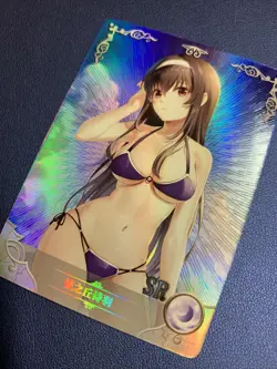 Utaha Kasumigaoka Swim 111 Holo Foil SR Goddess Doujin TCG Anime Waifu Card Girl - Image 3