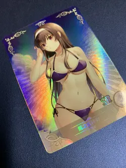 Utaha Kasumigaoka Swim 111 Holo Foil SR Goddess Doujin TCG Anime Waifu Card Girl - Image 4