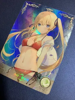 Eriri Sawamura Boring 112 Holo Foil SR Goddess Doujin TCG Anime Waifu Card Girl - Image 3