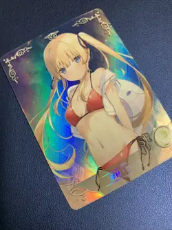 Eriri Sawamura Boring 112 Holo Foil SR Goddess Doujin TCG Anime Waifu Card Girl - Image 4