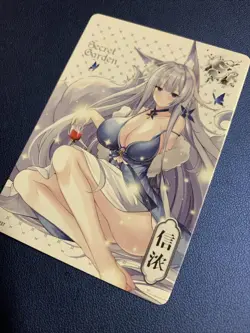Shinano Azur Lane Swimsuit Secret Garden SR Goddess Waifu Card Girl Doujin Anime - Image 3