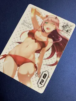 Zero Two Darling 02 Swimsuit Secret Garden Goddess Waifu Card Girl Doujin Anime - Image 3