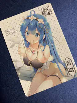 Rem Re:Zero Life 50 Swimsuit Secret Garden Goddess Waifu Card Girl Doujin Anime - Image 4