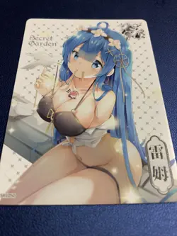 Rem Re:Zero Life 50 Swimsuit Secret Garden Goddess Waifu Card Girl Doujin Anime - Image 5
