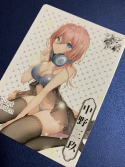 Miku Nakano Quints Swimsuit Secret Garden Goddess Waifu Card Girl Doujin Anime - Image 3