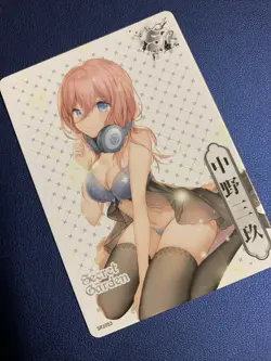 Miku Nakano Quints Swimsuit Secret Garden Goddess Waifu Card Girl Doujin Anime - Image 4