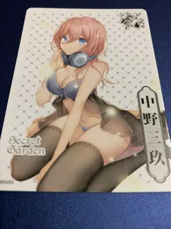 Miku Nakano Quints Swimsuit Secret Garden Goddess Waifu Card Girl Doujin Anime - Image 5