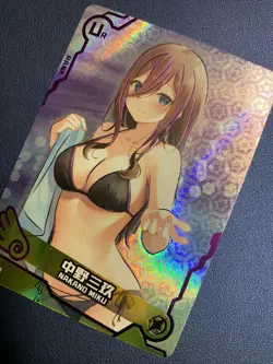 Miku Nakano Quintuplets Hot UR123 Swimsuit Goddess Waifu Card Girl Doujin Anime - Image 3
