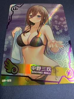 Miku Nakano Quintuplets Hot UR123 Swimsuit Goddess Waifu Card Girl Doujin Anime - Image 5