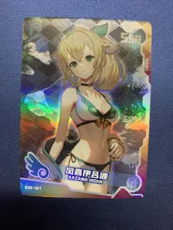 Iroha Kazama Hololive Holo Foil Swimsuit Goddess Waifu Card Girl Doujin Anime - Image 1