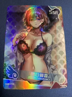 Higuchi Madoka Idolmaster Hot 179 Swimsuit Goddess Waifu Card Girl Doujin Anime - Image 1