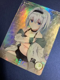Ginko Sora Ryuo Work 109 Holo Foil SR Goddess Doujin TCG Anime Waifu Card Girl - Image 3