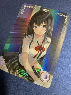 Yukino Shita Comedy 120 Holo Foil SR Goddess Doujin TCG Anime Waifu Card Girl - Image 3