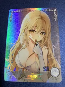Shokuhou Misaki Magical 124 Holo Foil Goddess Doujin TCG Anime Waifu Card Girl - Image 1