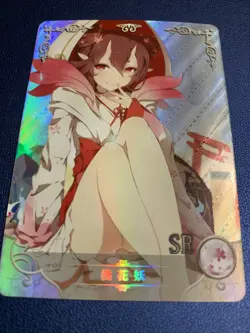 Momo Sei Onmyoji Story 133 SR Holo Foil Goddess Doujin TCG Anime Waifu Card Girl - Image 5