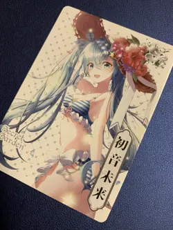 Hatsuno Miku Diva 51 Swimsuit Secret Garden Goddess Waifu Card Girl Doujin Anime - Image 3
