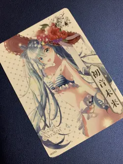 Hatsuno Miku Diva 51 Swimsuit Secret Garden Goddess Waifu Card Girl Doujin Anime - Image 4