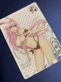 Sakura Yae Honkai 52 Swimsuit Secret Garden Goddess Waifu Card Girl Doujin Anime - Image 4