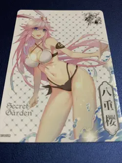 Sakura Yae Honkai 52 Swimsuit Secret Garden Goddess Waifu Card Girl Doujin Anime - Image 5