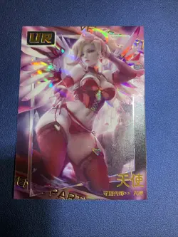 Pink Mercy Overwatch NS-UR012 Heavenly Goddess Anime Waifu Card Girl TCG Foil NM - Image 5