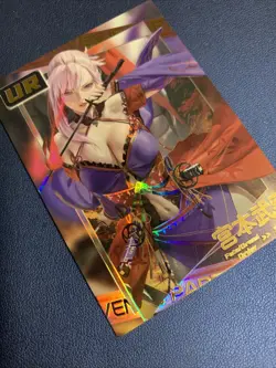 Miyamoto Musashi Fate UR017 Heavenly Goddess Anime Waifu Card Girl TCG Foil NM - Image 4