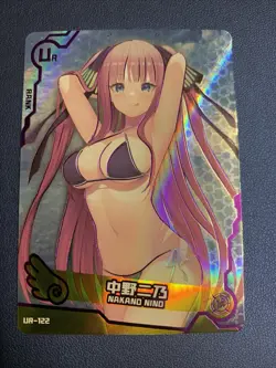 Nino Nakano Quintuplets Hot UR122 Swimsuit Goddess Waifu Card Girl Doujin Anime - Image 1