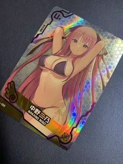 Nino Nakano Quintuplets Hot UR122 Swimsuit Goddess Waifu Card Girl Doujin Anime - Image 3