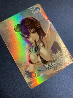 Scathach Fate Grand Order FGO 177 Swimsuit Goddess Waifu Card Girl Doujin Anime - Image 4