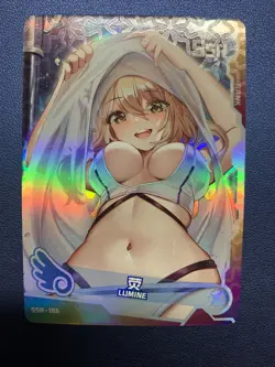 Lumine Holo Hot Genshin Impact 186 Swimsuit Goddess Waifu Card Girl Doujin Anime - Image 1