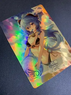 GanYu Holo Hot Genshin Impact 187 Swimsuit Goddess Waifu Card Girl Doujin Anime - Image 4