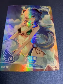 GanYu Holo Hot Genshin Impact 187 Swimsuit Goddess Waifu Card Girl Doujin Anime - Image 5