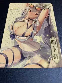 Rossiya Azur Lane 63 Swimsuit Secret Garden Goddess Waifu Card Girl Doujin Anime - Image 5