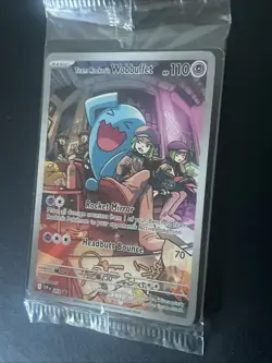 Team Rocket's Wobbuffet 203 Sv: Scarlet & Violet Promo Cards - Sealed - Image 2