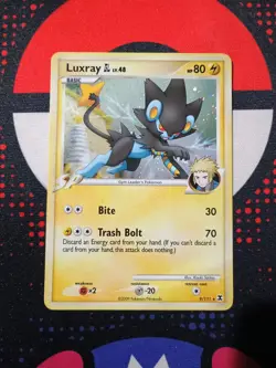 Luxray GL 9/111 Rising Rivals Holo Pokemon TCG Card -L1 - Image 1