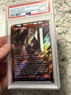 Seifer Almasy SURGE FOIL FIN 534 PSA 10 GEM MINT (MTG Final Fantasy 2025) - Image 2