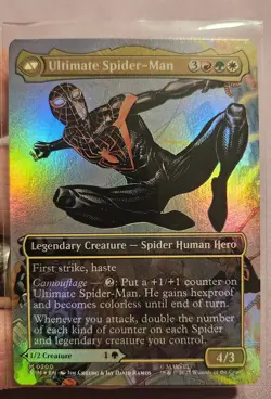 🔥 MTG - Miles Morales / Ultimate Spider-Man - #200 Mythic FOIL Borderless NM 🔥 - Image 3