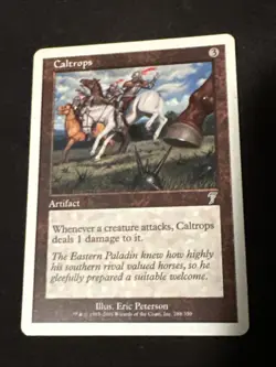 Caltrops X1 7th Edition Ex Condition See Pics Front Back - Image 1