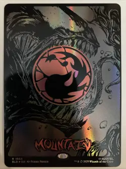 Mountain 1953 Venom Raised FOIL | NM FOIL | SLD Secret Lair Drop Magic MTG - Image 1