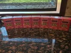 SEVEN SEALED BOXES Vintage 1997 Ultra Pro Red Shield Deck Protector 100 Sleeves - Image 1