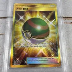 PSA 9 Nest Ball Secret Rare – Pokemon Sun & Moon #158 - Image 4